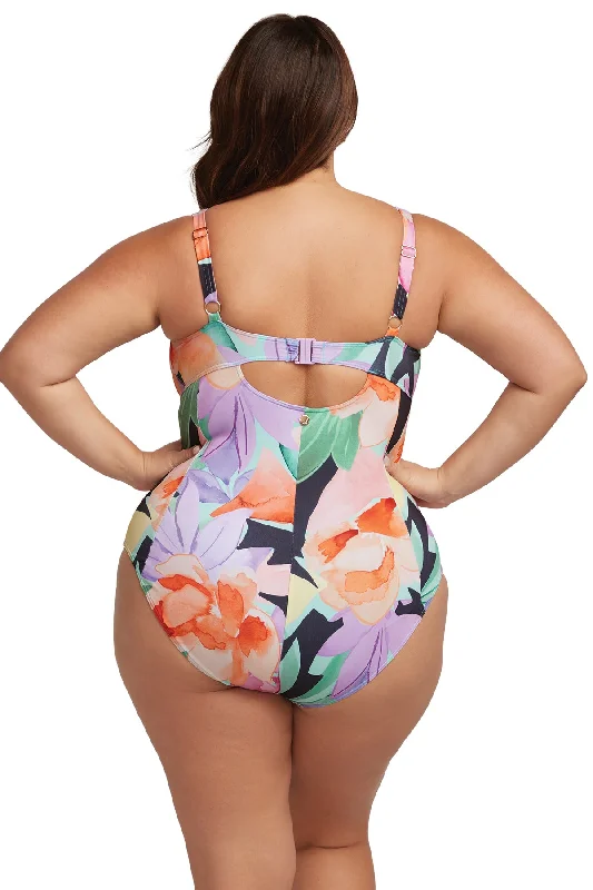 Natare Flo Turner Chlorine Resistant One Piece Swimsuit