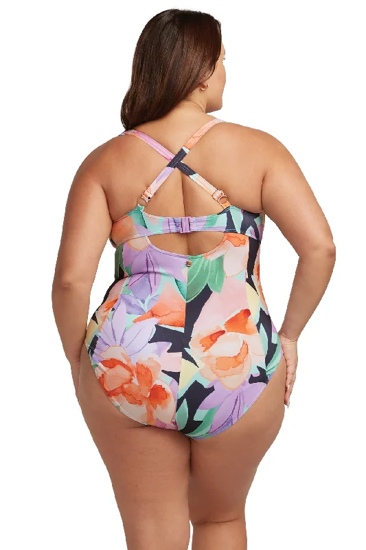 Natare Flo Turner Chlorine Resistant One Piece Swimsuit