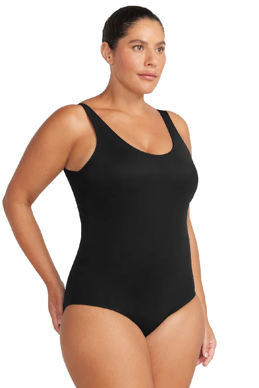 Black Sculpt Renoir Multi Cup One Piece Swimsuit