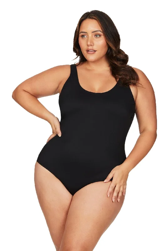 Black Sculpt Renoir Multi Cup One Piece Swimsuit