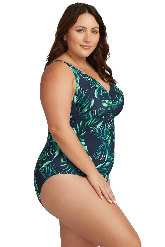 Palmspiration Goya Underwire One Piece Swimsuit