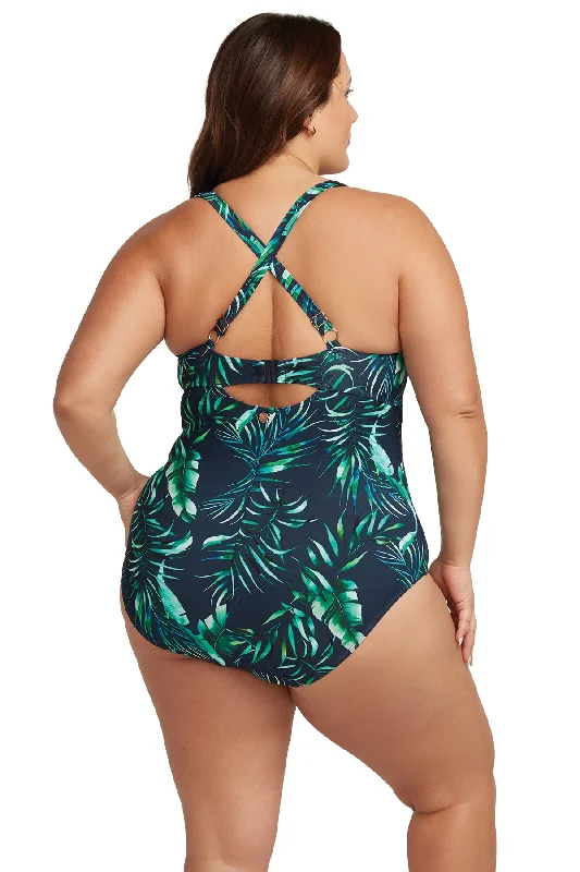 Palmspiration Goya Underwire One Piece Swimsuit