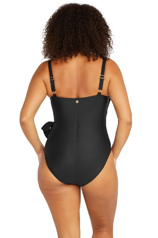 Black Hues Hayes D / DD Cup Underwire One Piece Swimsuit