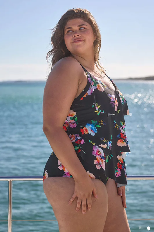 Malibu Tiered Frill Tankini Separate