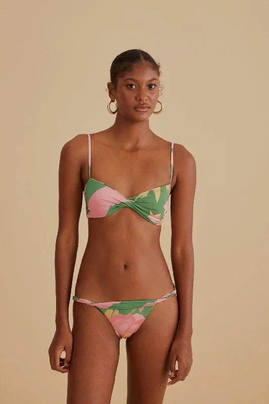 Winter Garden Twist Bikini Top